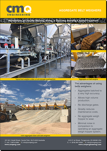 CMQ Engineering Aggregate Belt Weighers