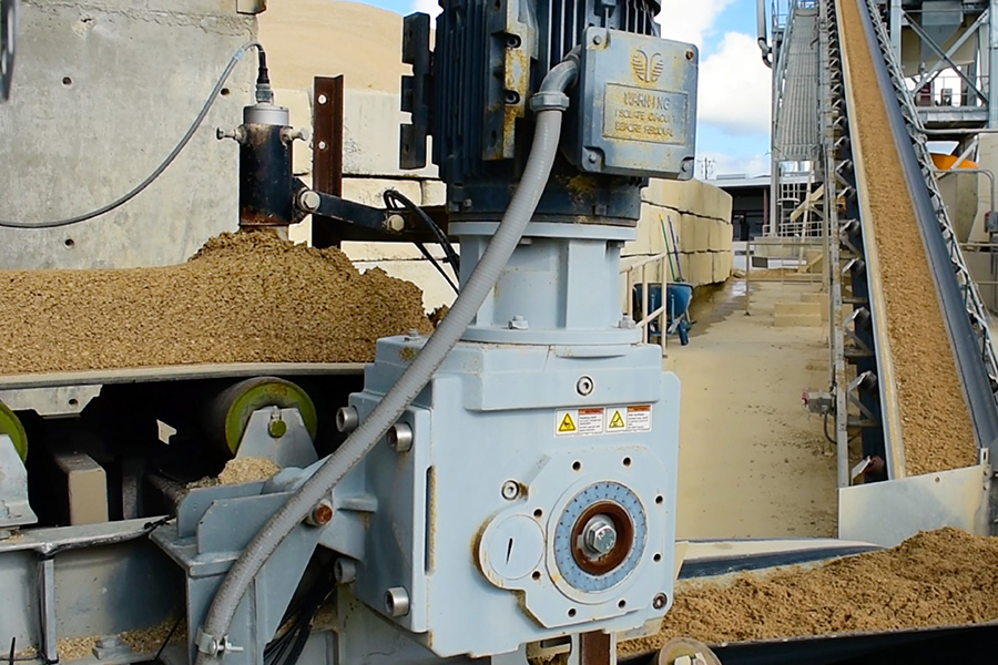 In-stream sand moisture metering at the Kerrville, TX concrete plant