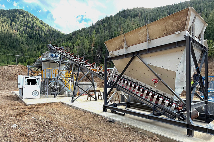 A paste backfill plant, designed and built by CMQ Engineering, being installed in Idaho.