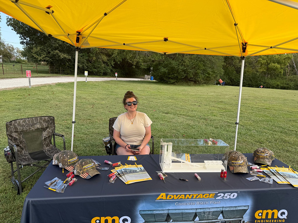 Kelly DeFeo was also on-hand at the CMQ Engineering USA tent.