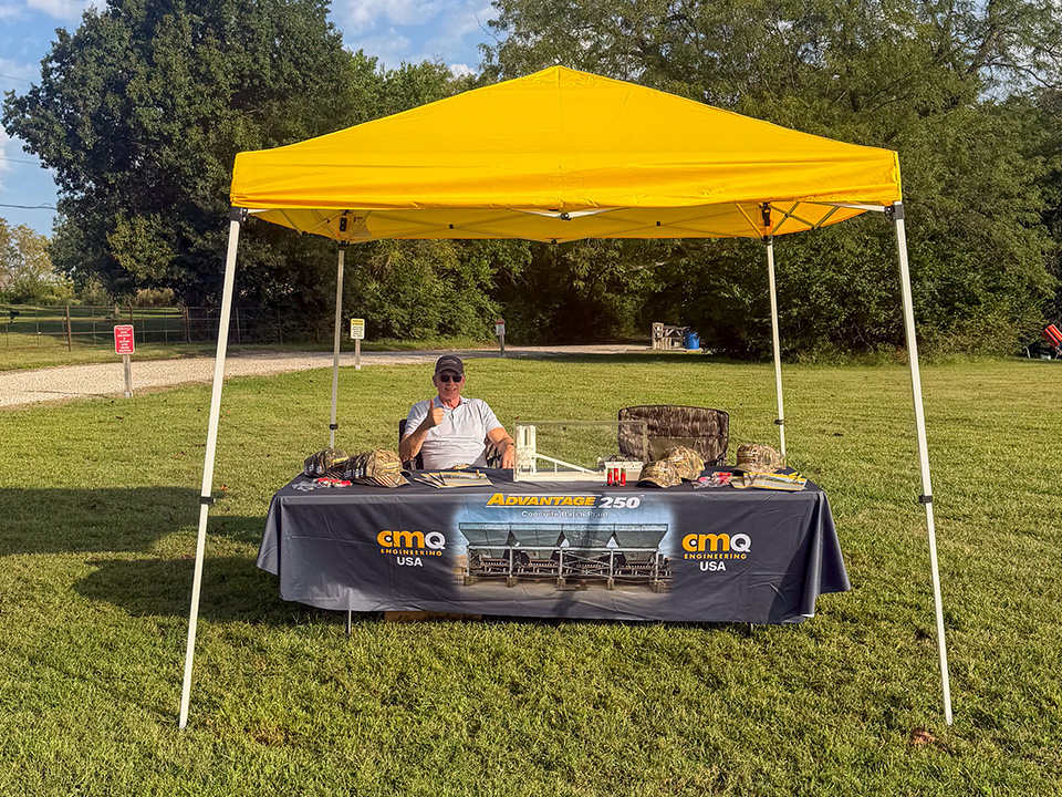 CMQ Engineering's Dave DeFeo at the CPG sporting clays tournament in Lenexa, KS.