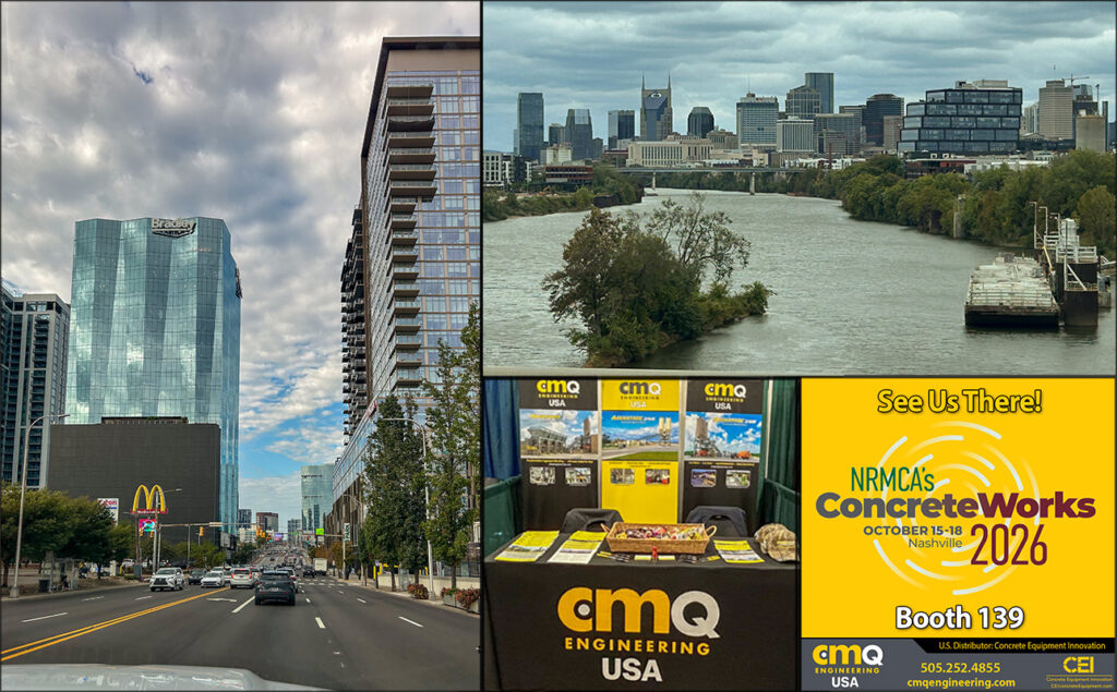CMQ Engineering USA exhibits at NRMCA ConcreteWorks in Nashville, TN