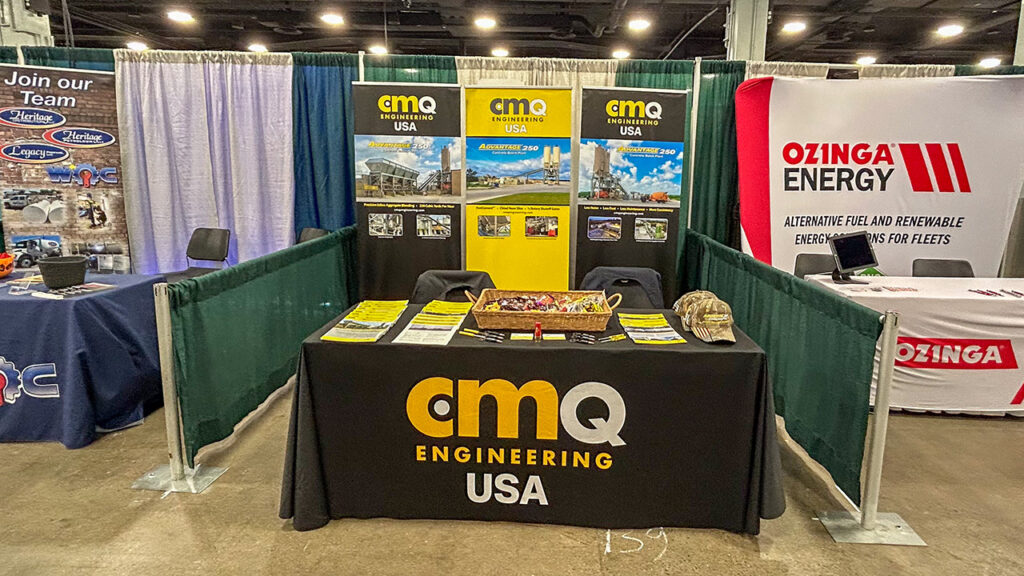 CMQ Engineering USA display at the ConcreteWorks 2026 exhibition hall in Nashville, TN