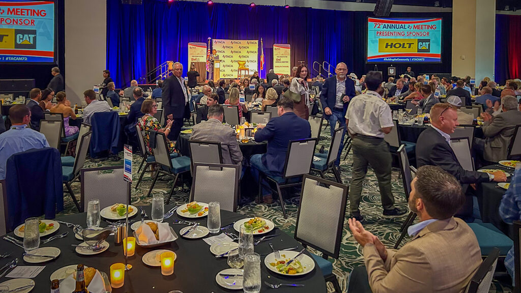Finale banquet at the TACA 72nd annual meeting in San Antonio, TX.