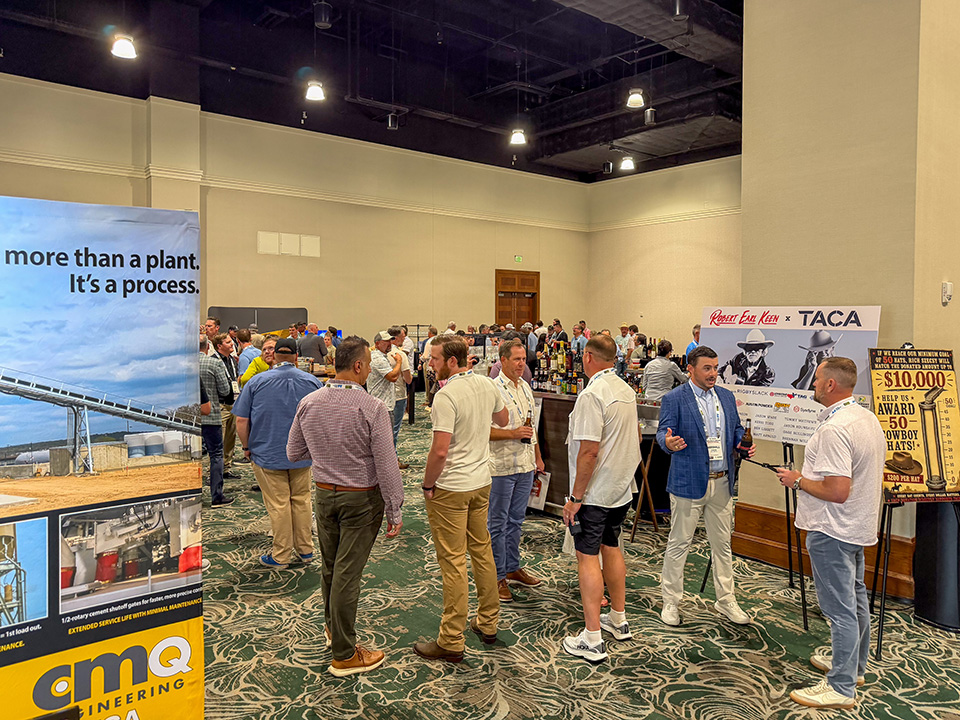 Attendees of the TACA 72nd annual meeting, during the event's cocktail reception.