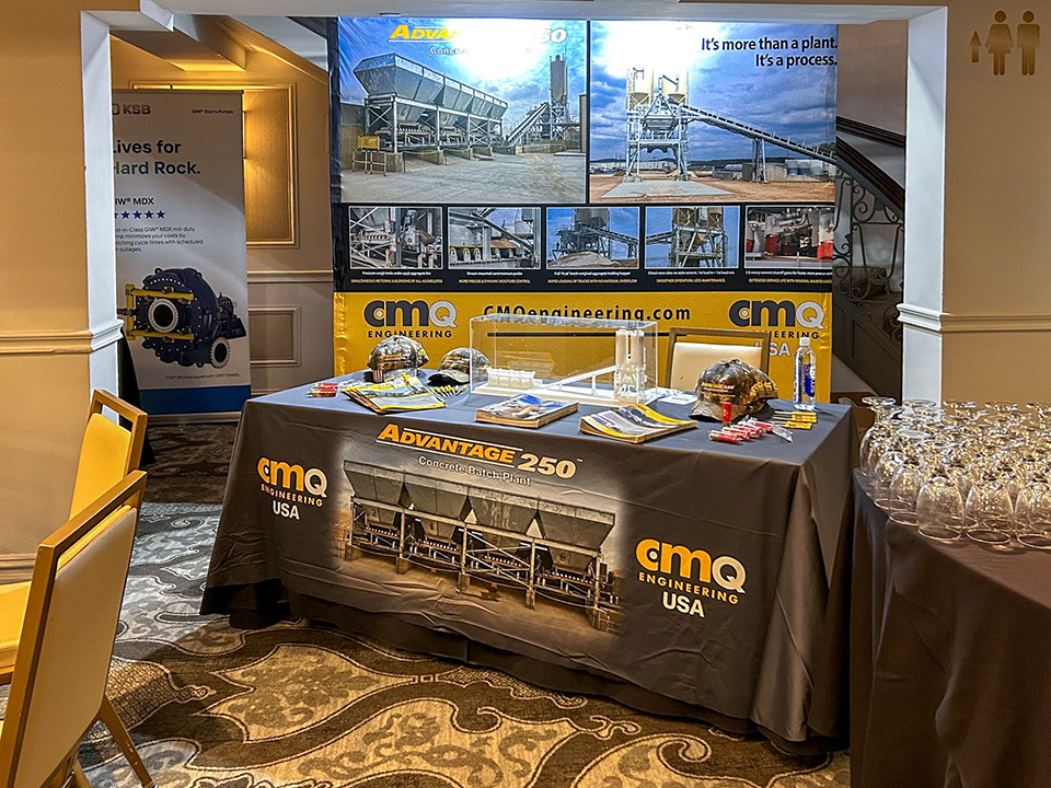 CMQ Engineering USA display at the TACA ESSS seminar in San Antonio, TX.