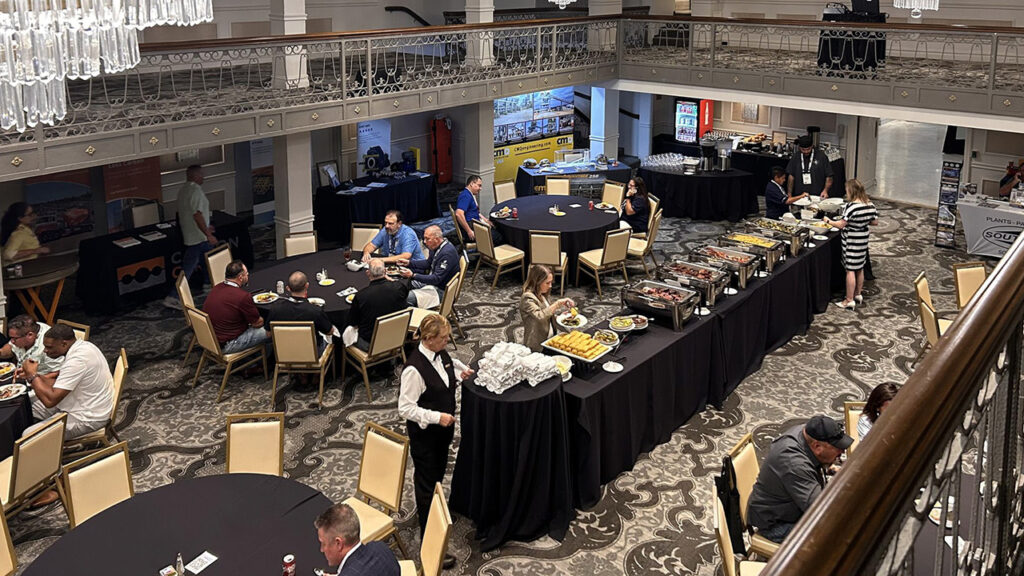 The Anacacho Ballroom of the St. Anthony Hotel in San Antonio, Texas.