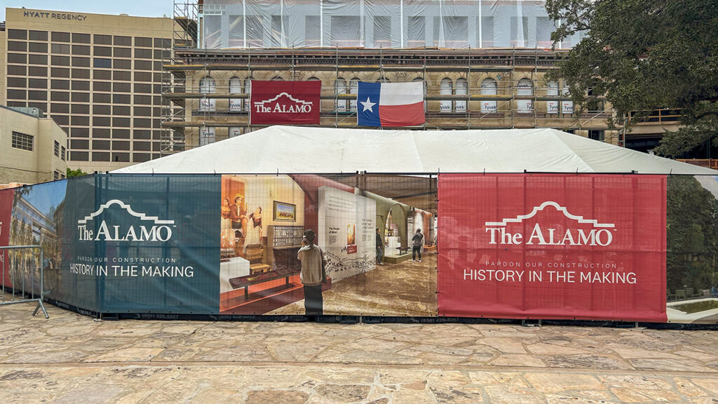 Construction seems to be everywhere in San Antonio — including at the city's most famous landmark.